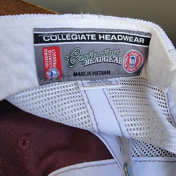 Texas A&M Aggies Maroon Snapback Baseball Hat Cap Collegiate Headwear OSFA - Picture 7 of 9